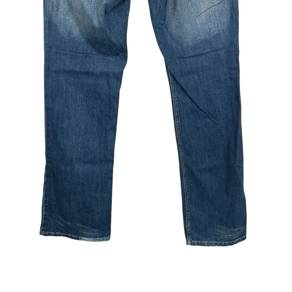 Vintage 90s Men's Guess Distressed Ripped Denim Straight Leg Jeans‎ 32/33